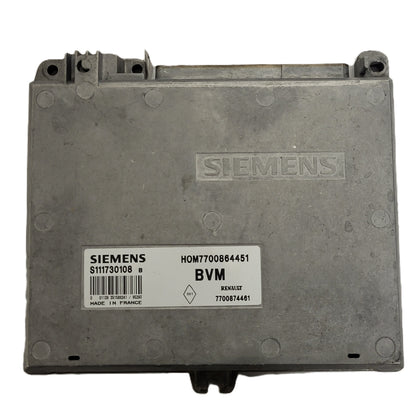 Renault ECU / S111730108B / HOM7700864451 / 7700874461 / S111730108 / SIEMENS - D01-05 - 1