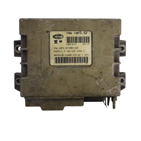 Fiat Punto 1.2 16V ECU / 46524195 / IAW 18FD.5Z / 61600.249.02 / MAGNETI MARELLI