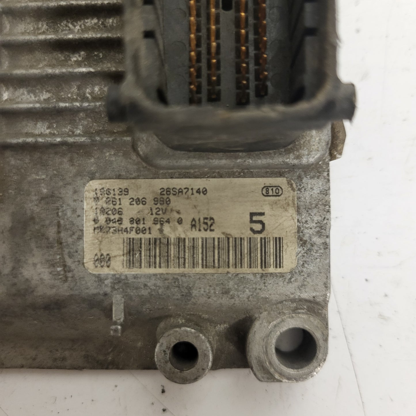 FIAT PUNTO ECU / 0261206980 / 00468019640 / A152 / BOSCH