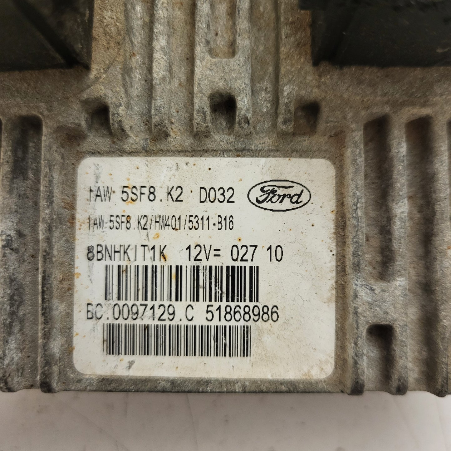 FORD KA ECU / 51868986 / tAW 5SF8.K2 / HW401