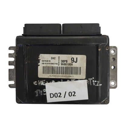 CHEVROLET MATIZ ECU / 96801808 / 5WY5451B / 3BPB / 9J / D42 / DAEWOO