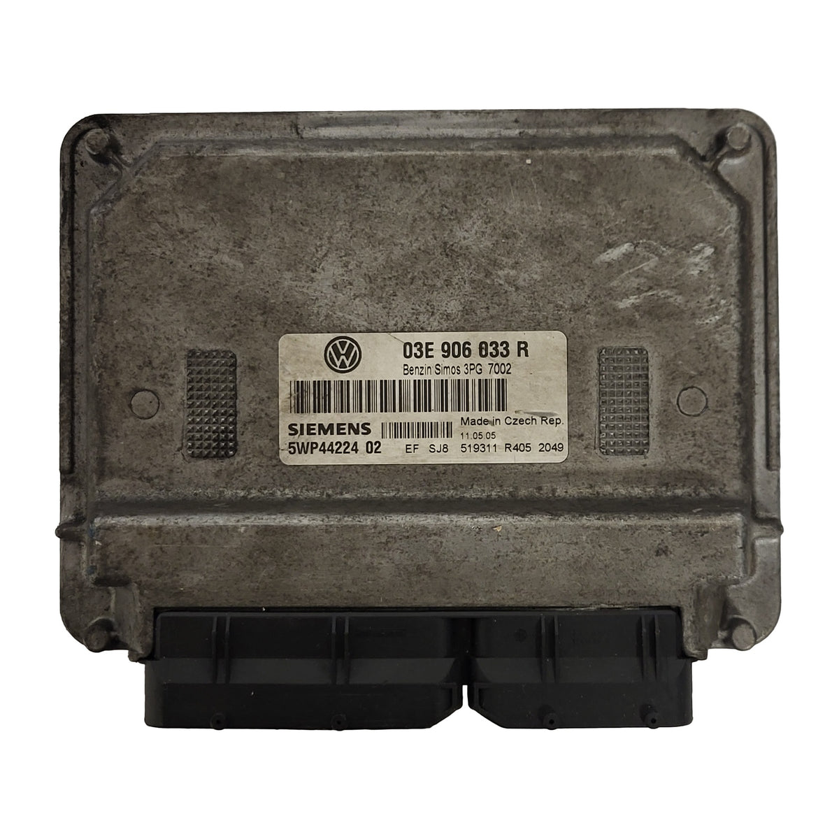 VW POLO SEAT IBIZA ECU / 03E906033R / 5WP44224 02 / 3PG 7002 / SIEMENS - D02-03 - 1