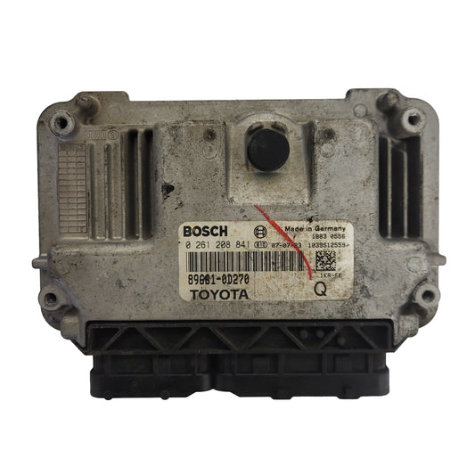 TOYOTA YARIS 1KR-FE ECU / 0261208841 / 89661-0D270 / BOSCH