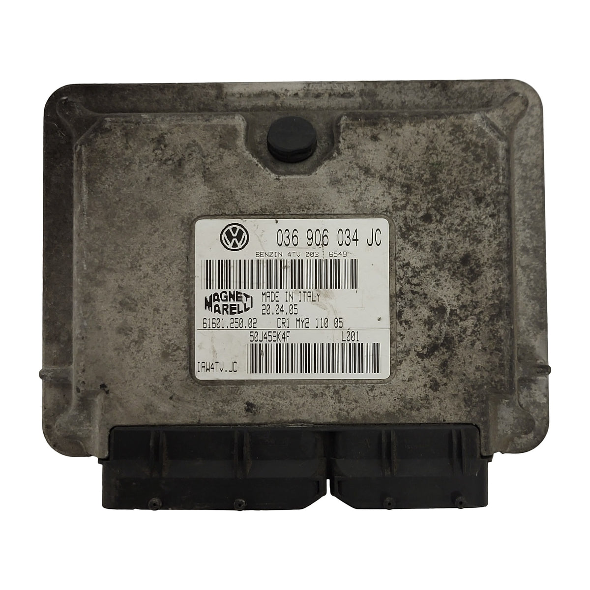VW POLO ECU / 036906034JC / IAW 4TV.JC / 61601.250.02 / MAGNETI MARELLI - D02-05 - 1