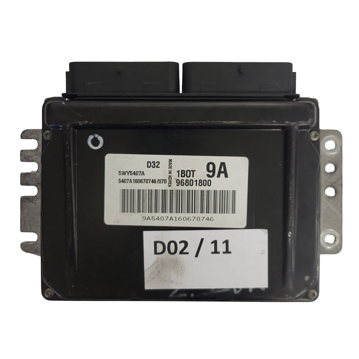 CHEVROLET MATIZ ECU / 96801800 / 5WY5407A / 1BOT / 9A / D32