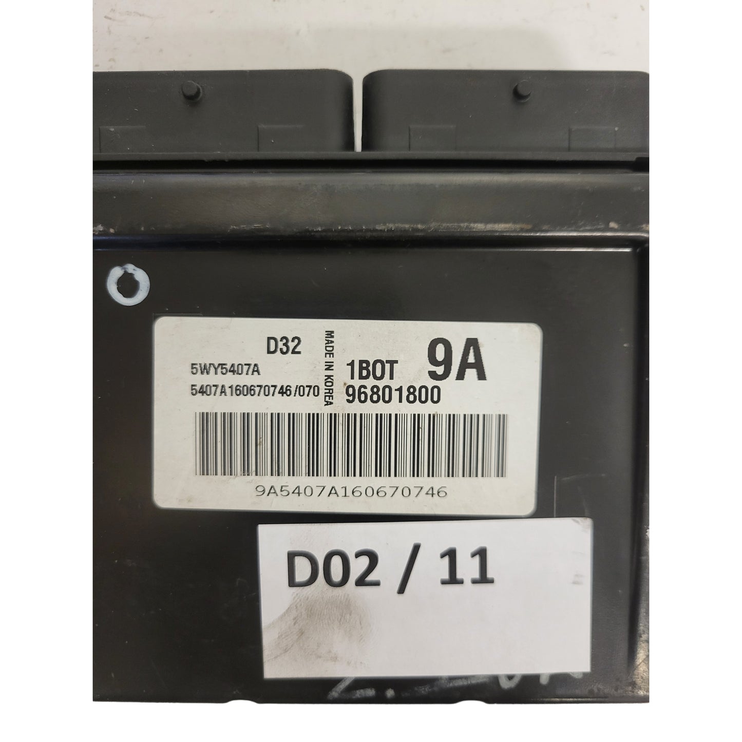 CHEVROLET MATIZ ECU / 96801800 / 5WY5407A / 1BOT / 9A / D32
