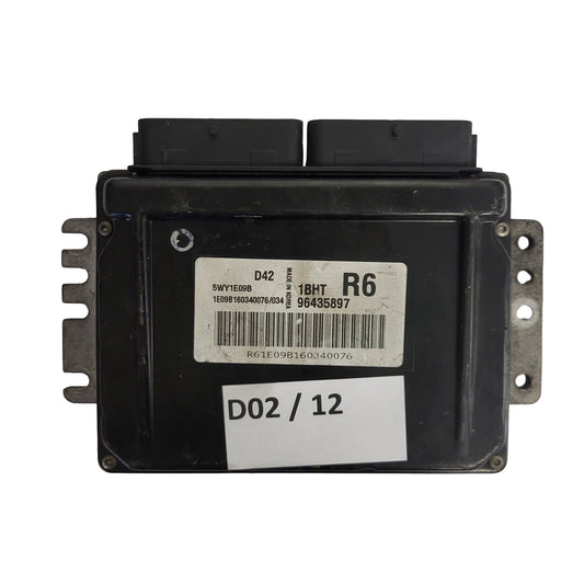 CHEVROLET DAEWOO TACUMA ECU / 96435897 / 5WY1E09B / 1BHT / D42
