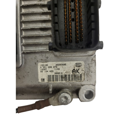 OPEL AGILA ECU / 0261206273 / 09164459 / BOSCH