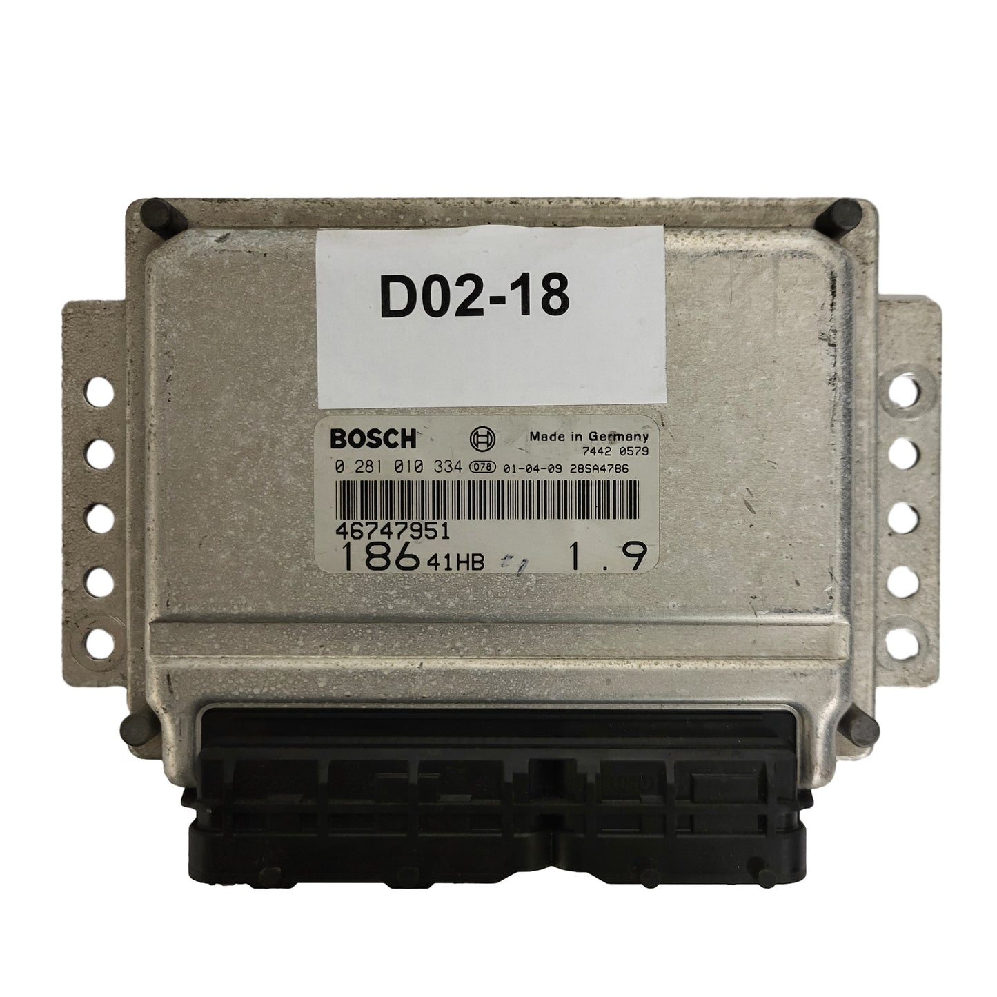 FIAT MULTIPLA ECU / 0281010334 / 46747951 / BOSCH