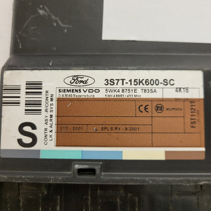 Ford ECU MODULE / 3S7T-15K600-SC / 5WK4 8751E T83SA / SIEMENS