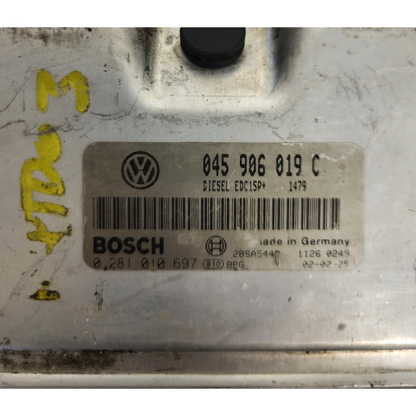 VW VAG POLO GOLF ECU / 045906019C / 0281010697 / EDC15P+ / BOSCH