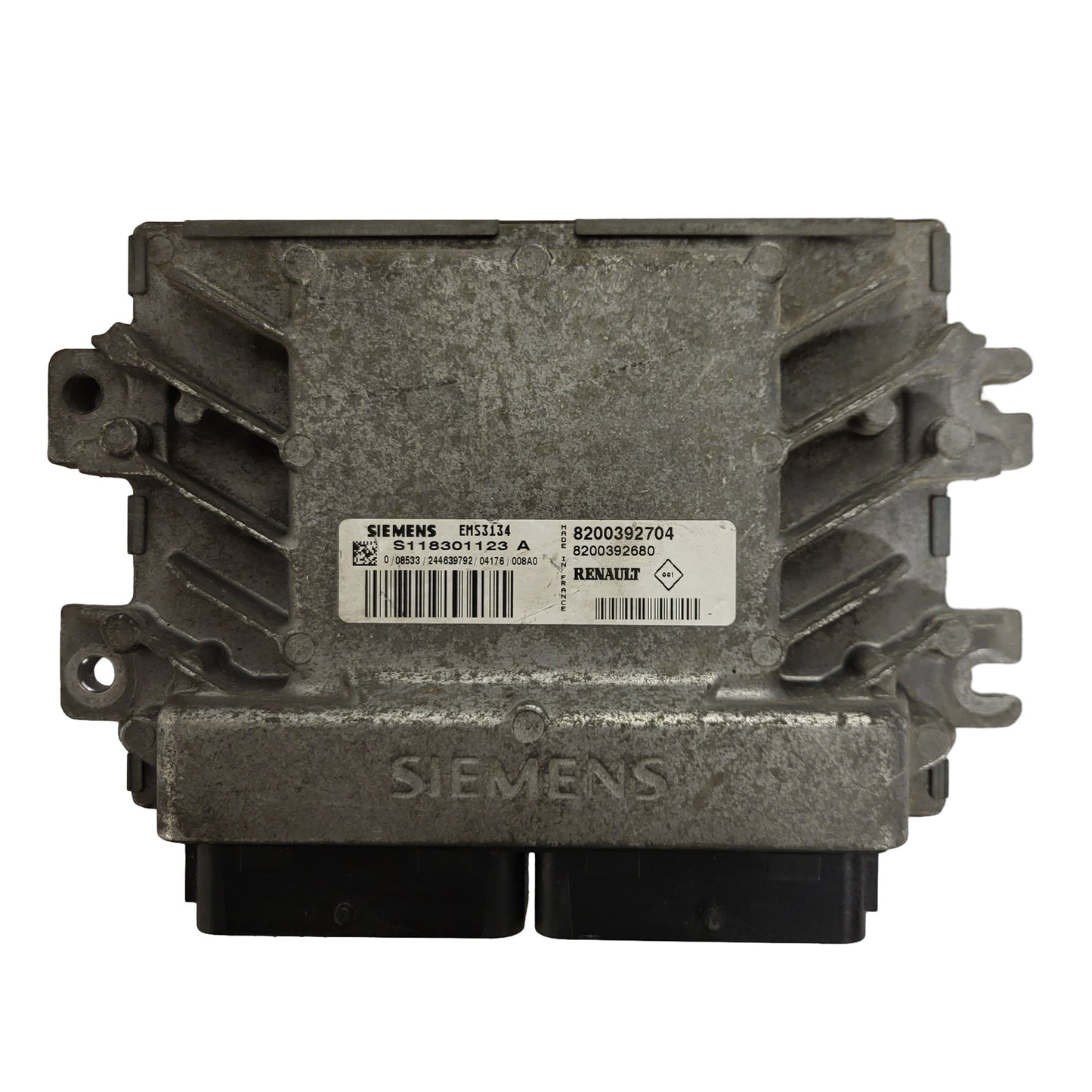 RENAULT CLIO ECU / S118301123 / S118301123A / EMS3134 / 8200392704 / 8200392680