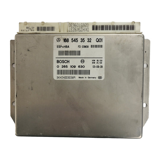 MERCEDES-BENZ A CLASS W168 ESP ECU / 1685453532 / 0265109630 / BOSCH ESP+HBA