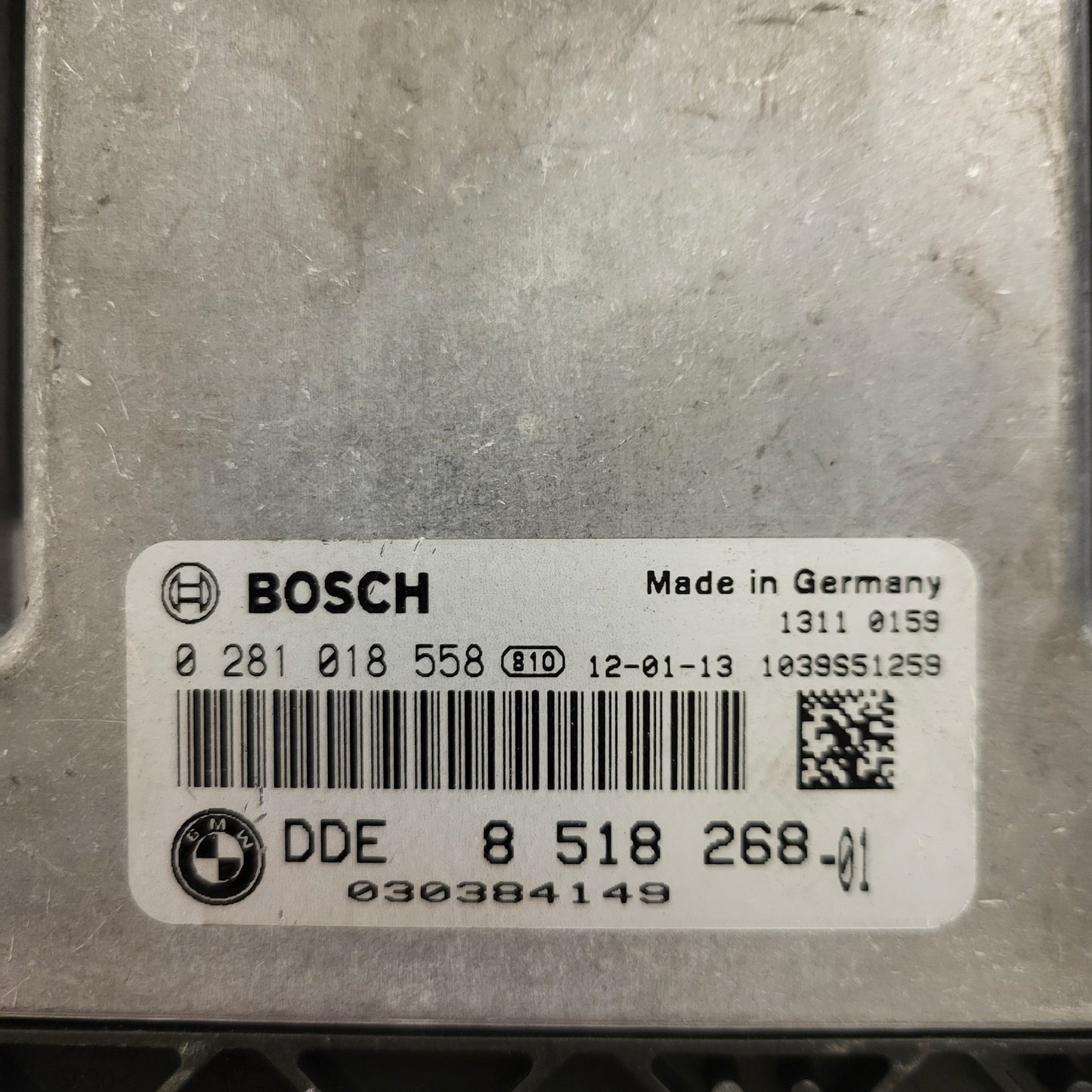 BMW 3 ECU / 0281018558 / DDE 8518268 / BOSCH