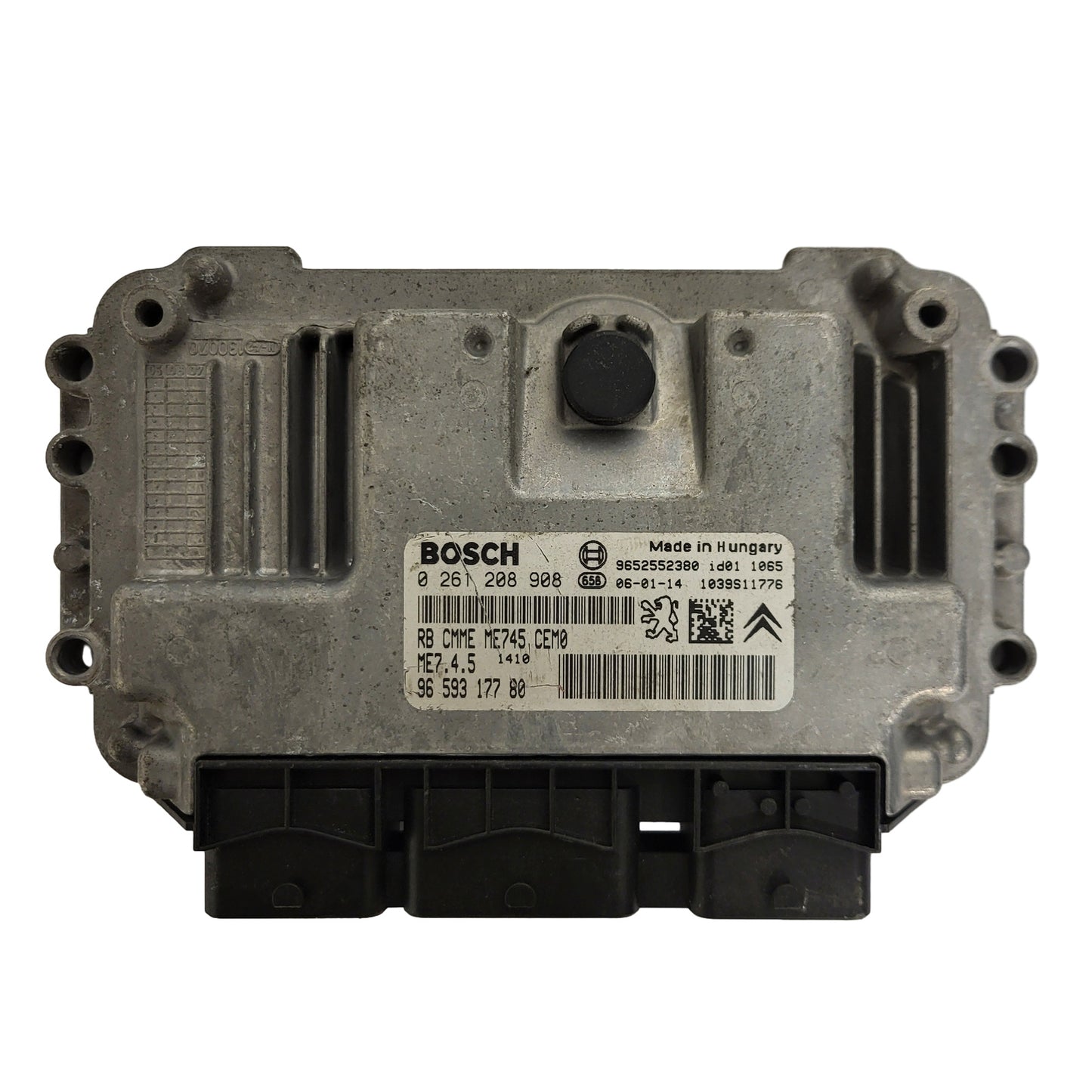 CITROEN PEUGEOT ECU / 0261208908 / ME7.4.5 / 9659317780 / 9652552380 / ME745 / BOSCH