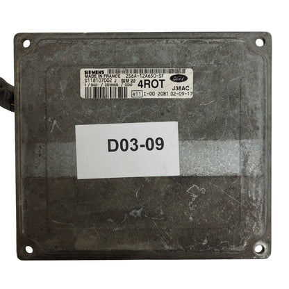 FORD FIESTA FUSION ECU / 2S6A-12A650-SF / S118107002 / S118107002J / SIM22 / 4ROT