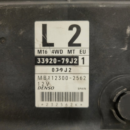 SUZUKI SX4 FIAT SEDICI 4X4 ECU / MB112300-2562 / 33920-79J2 / DENSO