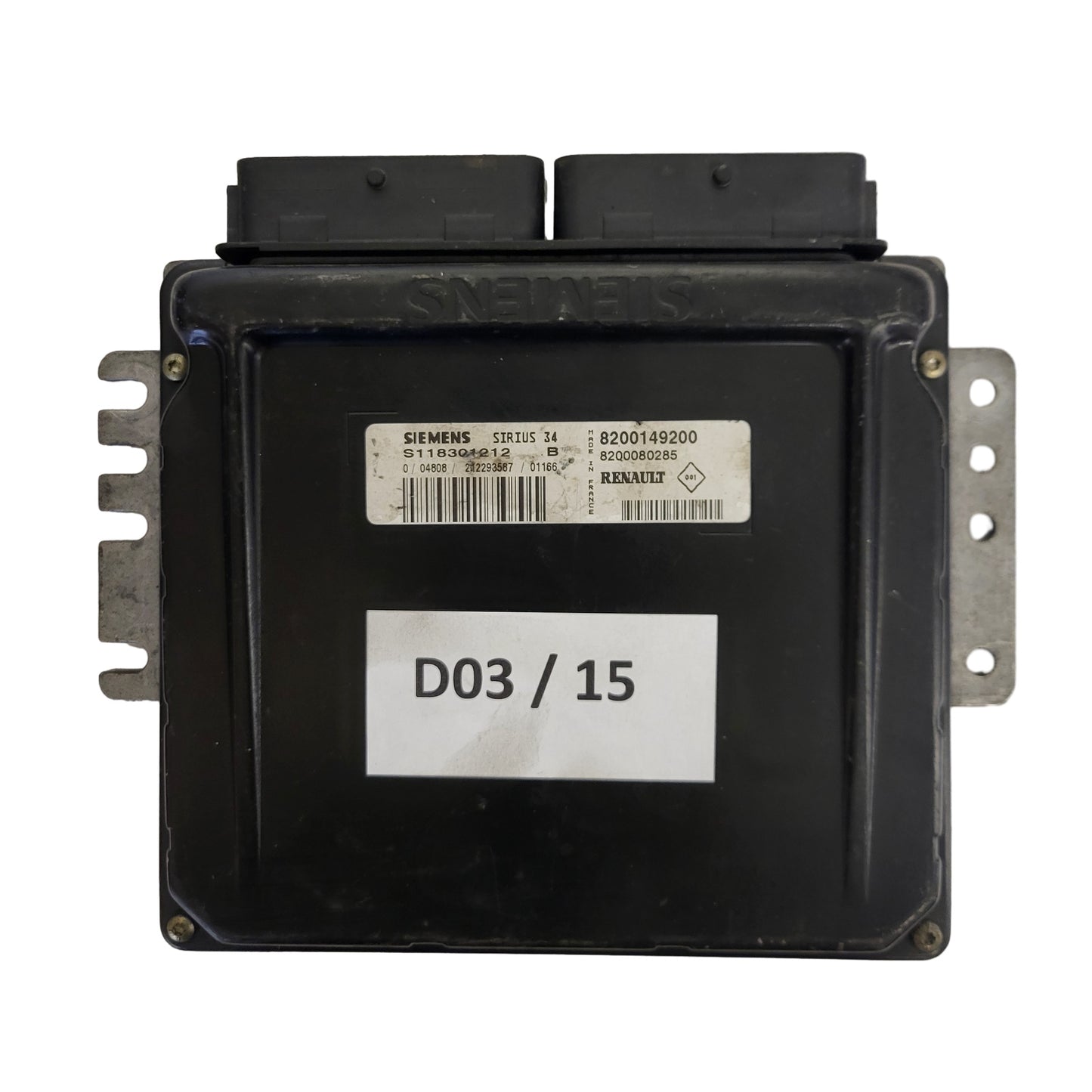 RENAULT ECU /S118301212 / S118301212B / 8200149200 / 8200080285 / SIRIUS 34