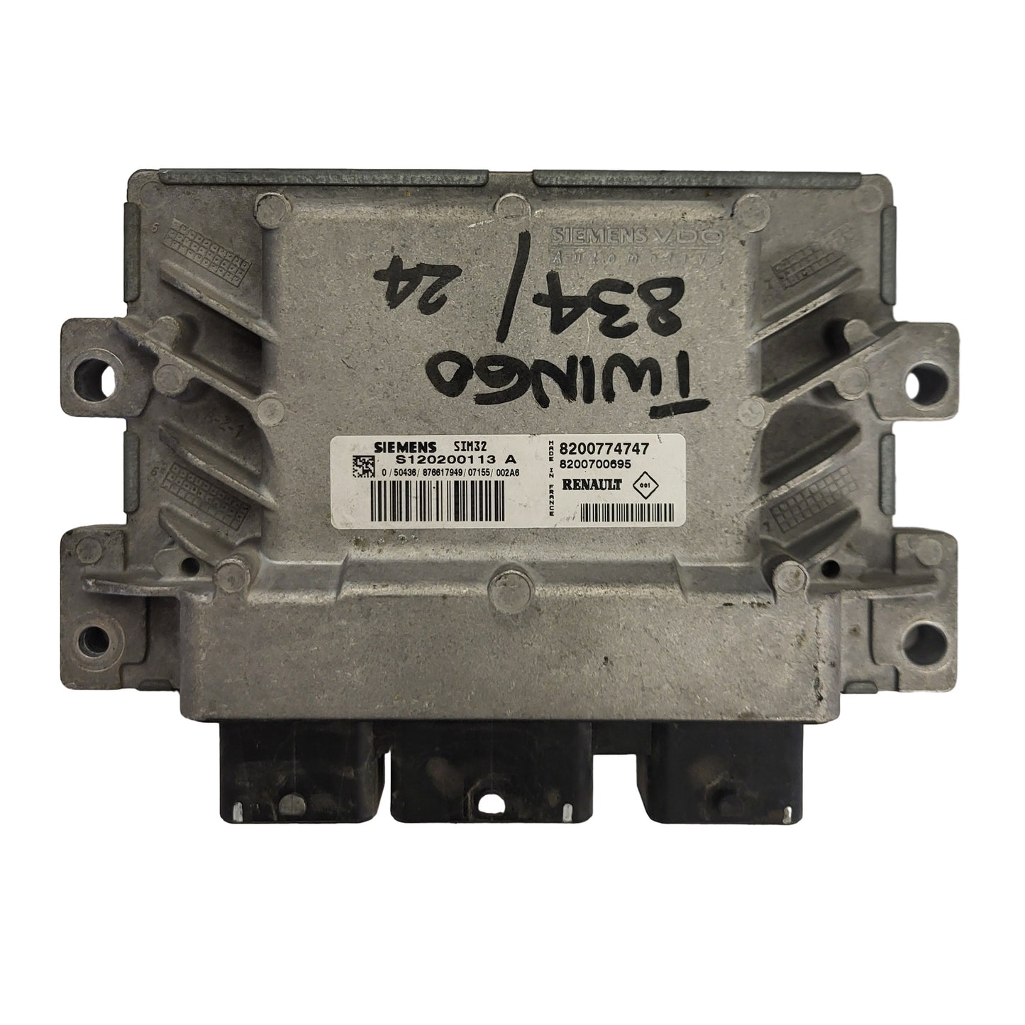 Renault Twingo ECU / S120200113A / 82007747 / 8200700695 / S120200113 / SIM 32
