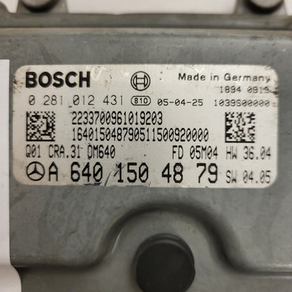 MERCEDES W169 W245 ECU / 0281012431 / A6401504879 / BOSCH