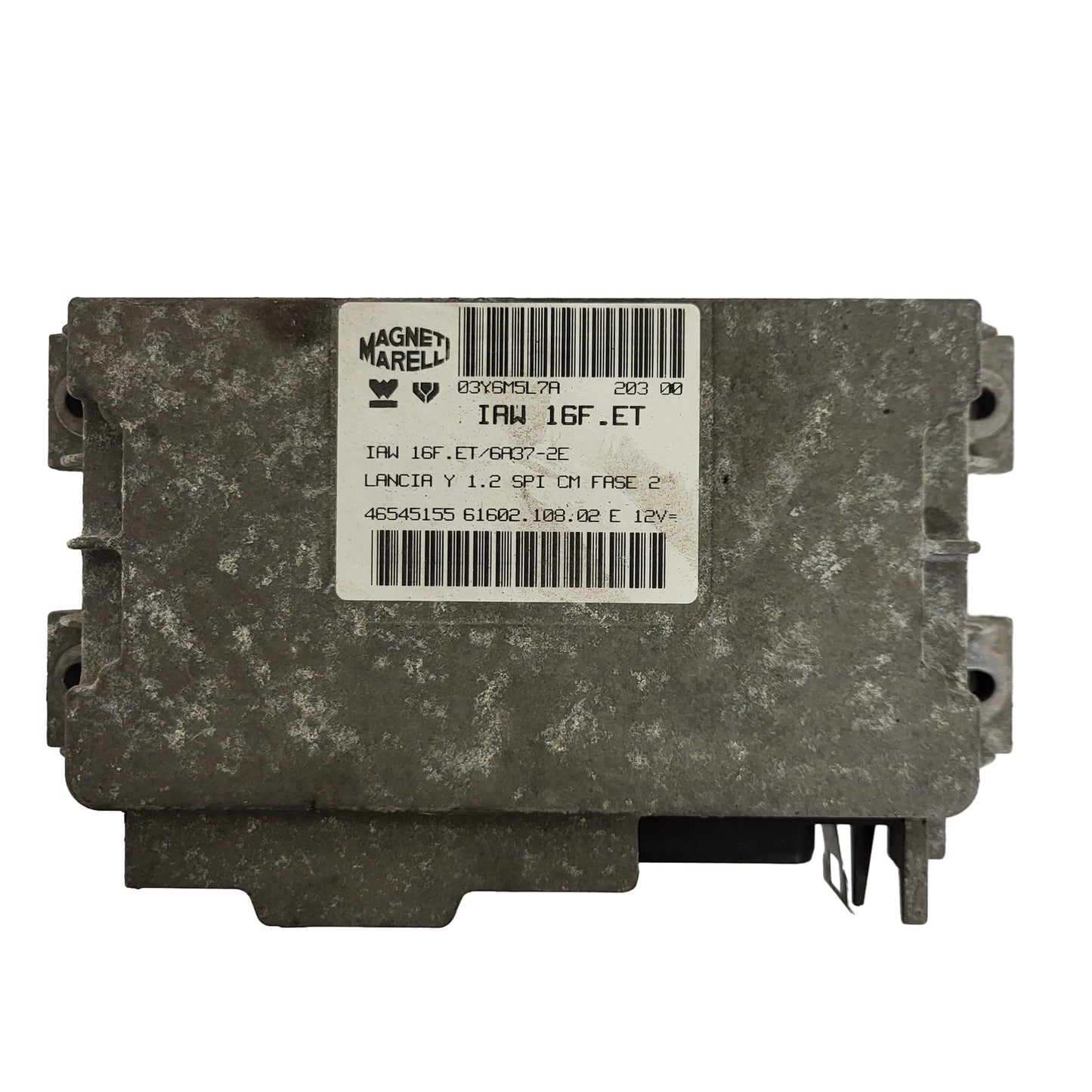 LANCIA Y 1.2 ECU / IAW16F.ET / 46545155 / 61602.108.02 / MAGNETI MARELLI