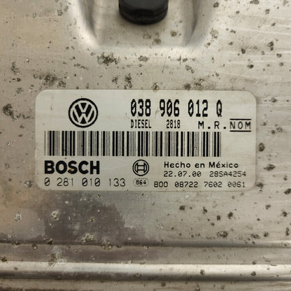 VW NEW BEETLE ECU / 038906012Q / 0281010133 / BOSCH
