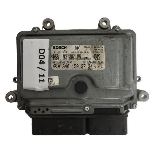MERCEDES A W169 ECU / 0281015123 / A6401503734 / BOSCH