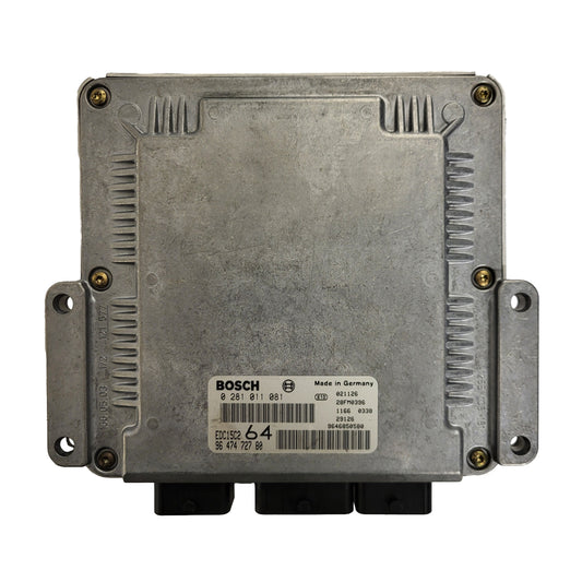 PEUGEOT 307 2.0 HDI ECU / 0281011081 / 9647472780 / EDC15C2 / BOSCH