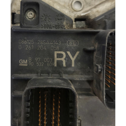 Opel Corsa 1.0 ECU / 0261204058 / 90532609 / RY / BOSCH