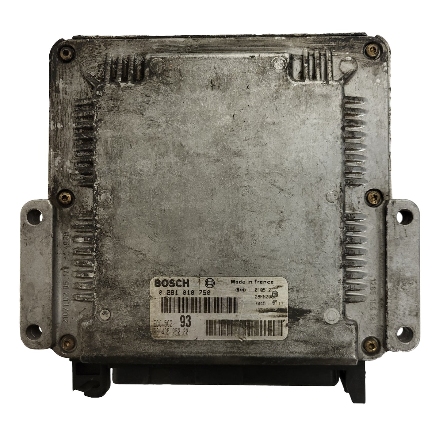 PEUGEOT CITROEN ECU / 0281010750 / 9643525080 / EDC15C2 / BOSCH