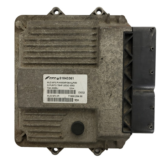 FIAT GRANDE PUNTO ECU / MJD 6F3.PI / 51843361 / HW04P / 71600.254.00