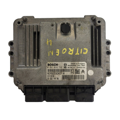 PEUGEOT CITROEN ECU / 0281014729 / 9665674480 / EDC16C34 / BOSCH