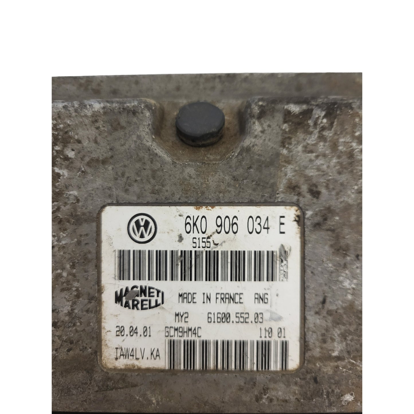 VW POLO ECU / 6K0906034E / IAW4LV.KA / IAW 4LV.KA / 61600.552.03