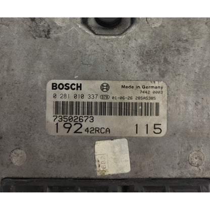 Fiat STILO ECU / 0281010337 / 73502673 /  BOSCH