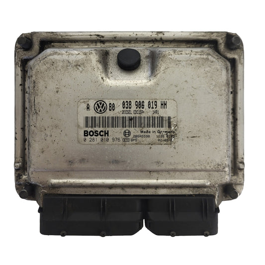 VW GOLF ECU / 038906019HH / 0281010976 / EDC15P+ / BOSCH