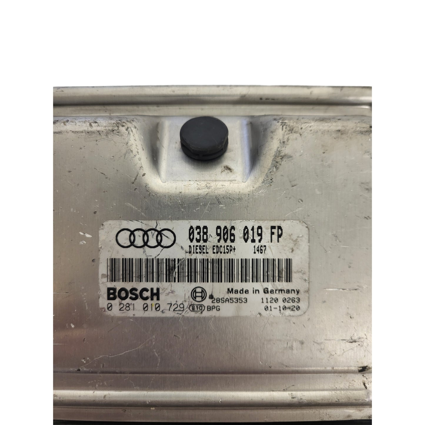 VW AUDI ECU / 038906019FP / 0281010729 / EDC15P+ / BOSCH