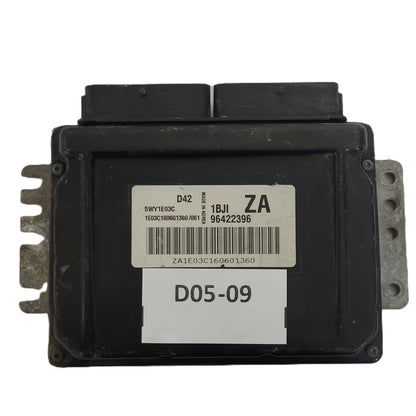 CHEVROLET ECU / 96422396 / ZA / 5WY1E03C / 1BJI - D05-09 - 1