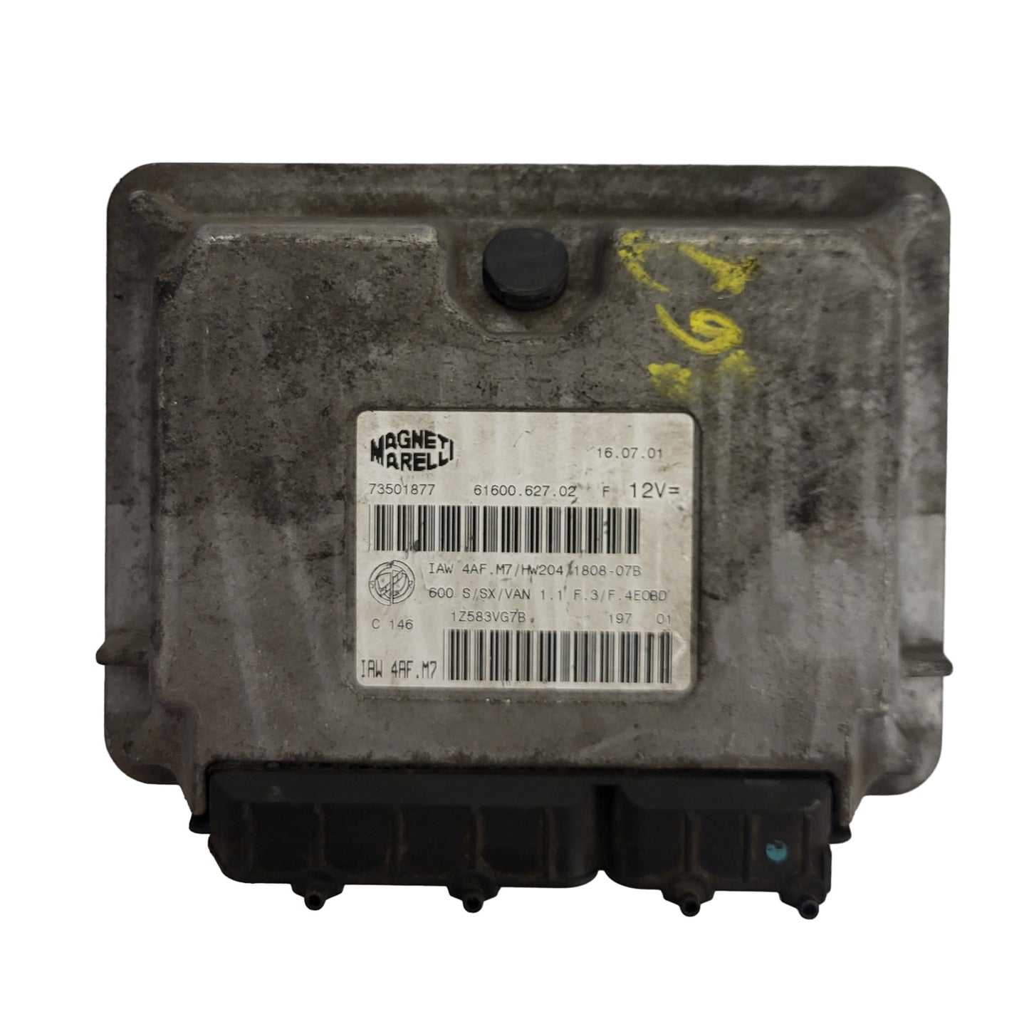 Fiat 600 1.1 ECU / IAW 4AF.M7 / 73501877 / HW204 / 61600.627.02