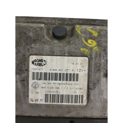 Fiat 600 1.1 ECU / IAW 4AF.M7 / 73501877 / HW204 / 61600.627.02