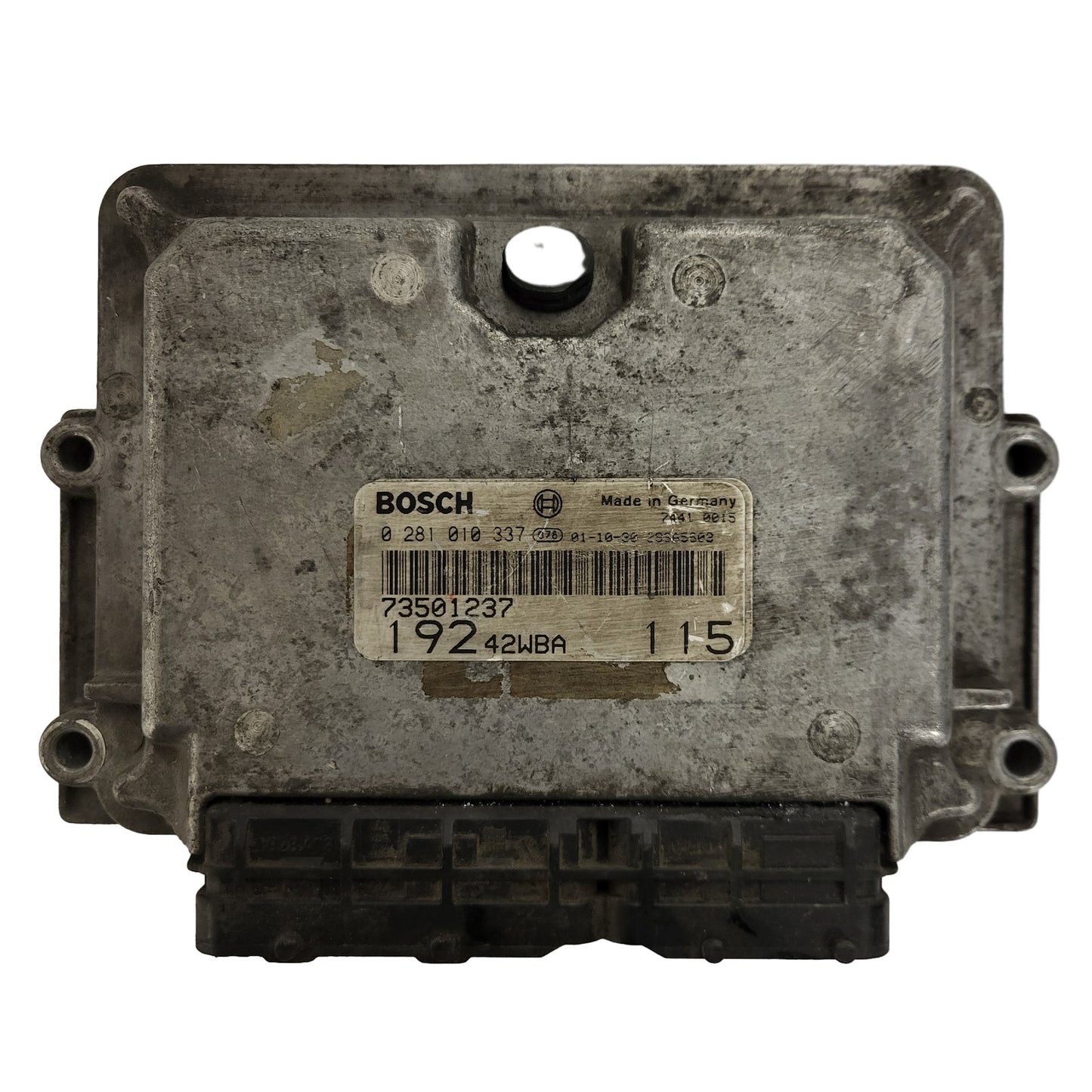 Fiat STILO JTD ECU / 0281010337 / 73501237 / 19242WBA / BOSCH