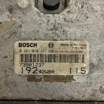 Fiat STILO JTD ECU / 0281010337 / 73501237 / 19242WBA / BOSCH