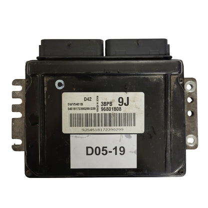 CHEVROLET MATIZ ECU / 96801808 / 5WY5451B / 3BPB / 9J / D42 / DAEWOO