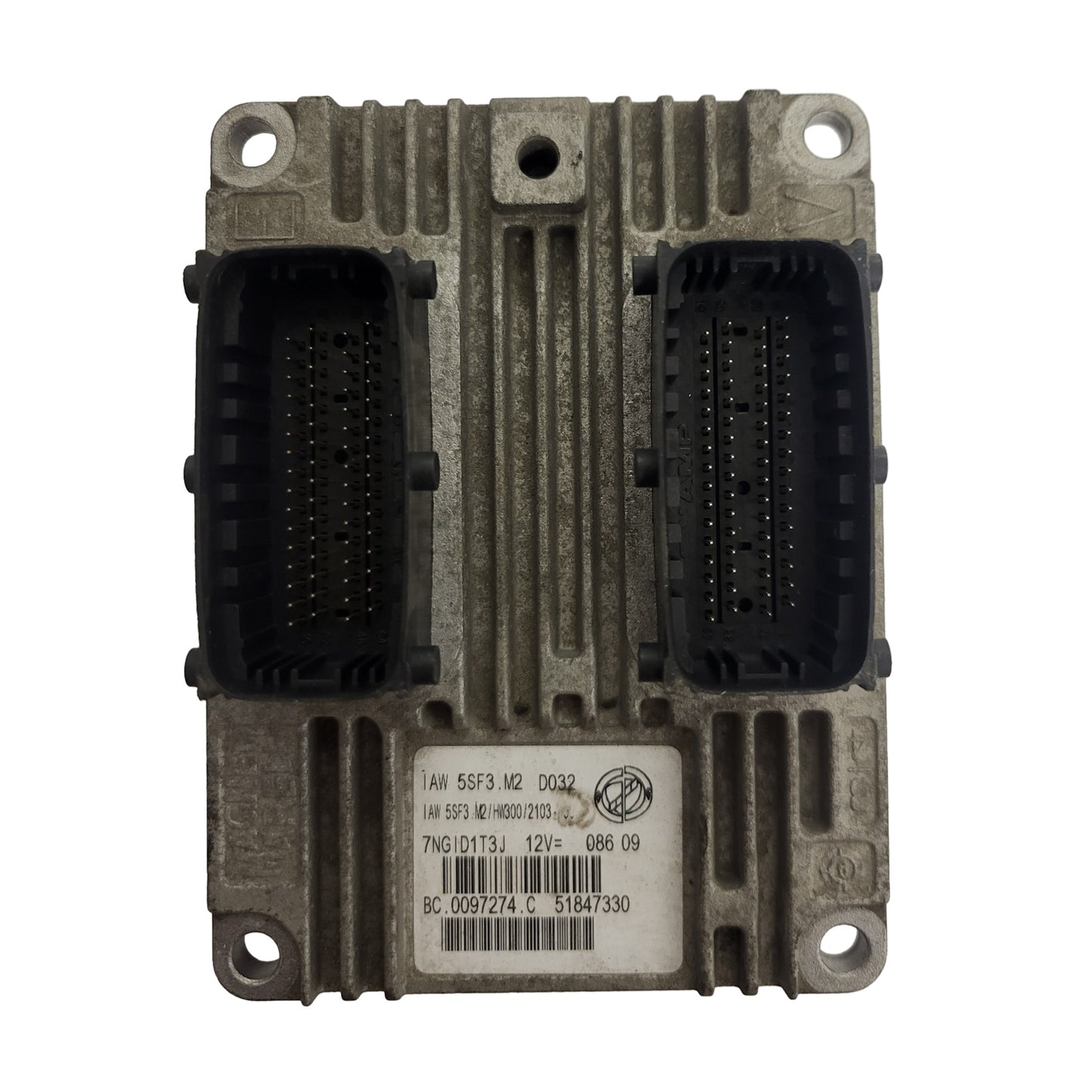 FIAT PUNTO ECU / IAW5SF3.M2 / IAW 5SF3.M2 / 51847330 / HW300 / 61601.099.08
