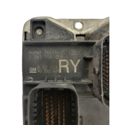Opel Corsa 1.0 ECU / 0261204058 / 90532609 / RY / BOSCH