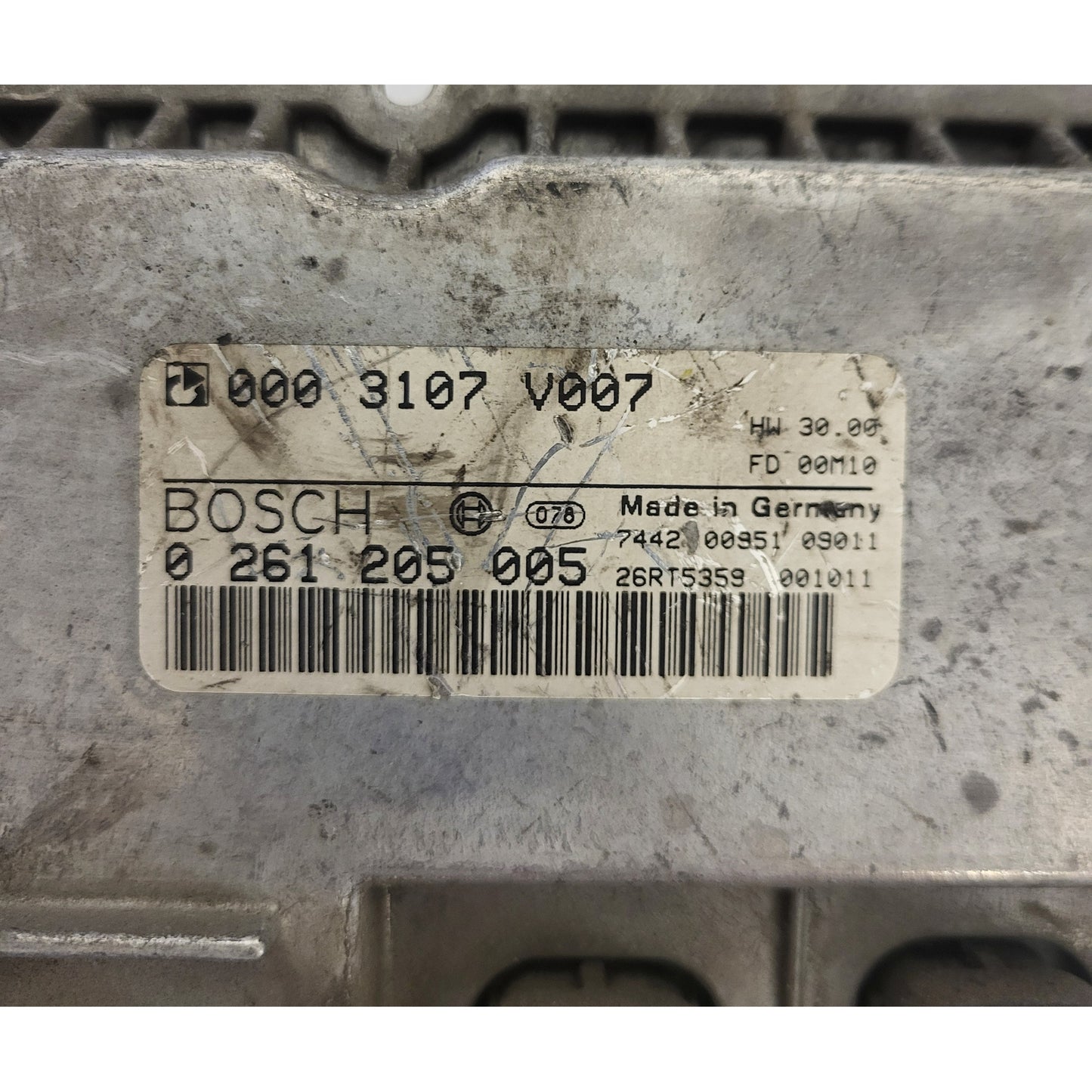SMART FORTWO ECU / 0261205005 / 0003107V007 / BOSCH