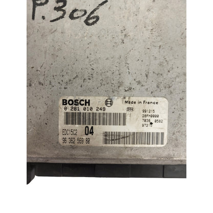Peugeot Citroen ECU / 0281010249 / 9636256980 / EDC15C2 / BOSCH