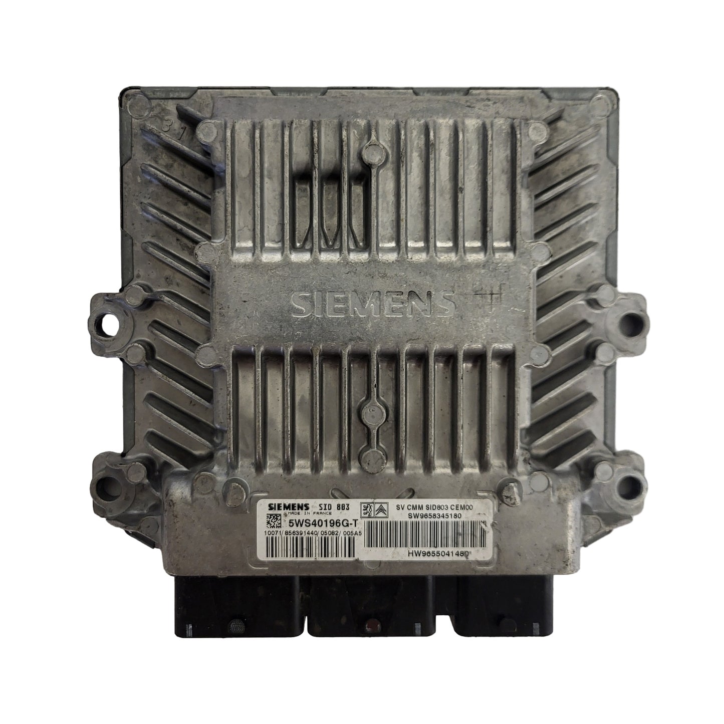 Peugeot Citroen ECU / 5WS40196G-T / SW 9658345180 / HW 9655041480 / SID803