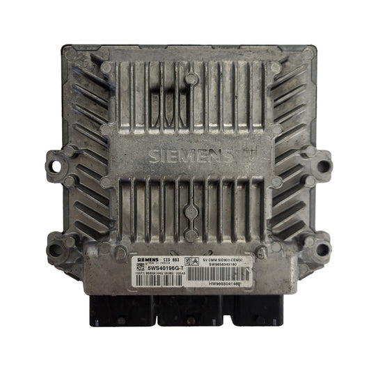 Peugeot Citroen ECU / 5WS40196G-T / SW 9658345180 / HW 9655041480 / SID803