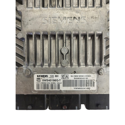Peugeot Citroen ECU / 5WS40196G-T / SW 9658345180 / HW 9655041480 / SID803