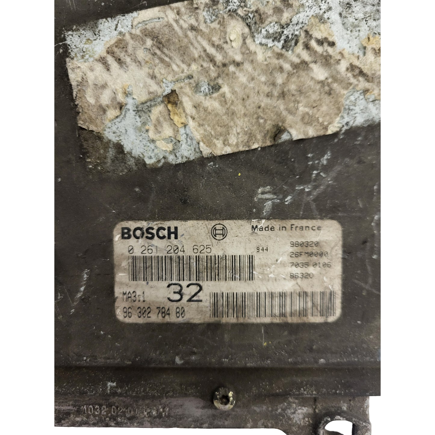 PEUGEOT CITROEN 106 SAXO ECU / 0261204625 / 9630278480 / MA3.1 / BOSCH